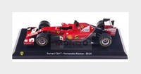 1:24 Edicola Ferrari F1 F14-T #14 2014 Fernando Alonso With Showcase FE24-0053 M