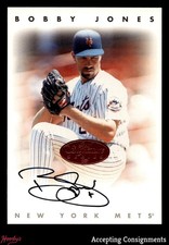 1996 Leaf Signature Autograph Bobby Jones PR /3500* AUTO METS