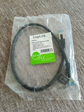 Image of Logilink Professional Outdoor Patch Cable Cat.6A S/FTP PVC + PE 0.5 m Black