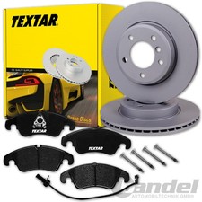 TEXTAR BREMSSCHEIBEN + BELÄGE VORNE für AUDI A6 A7 4G C7 Limo Avant Sportback