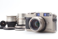  N MINT Data Pack GD-1 Contax G1 Green Label Film Camera 21mm 45mm 90mm Lens
