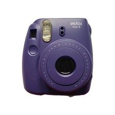 Fujifilm Instax Mini 8 Camera Bundle Film Camera Grape With Carry Case READ
