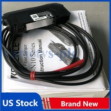 1PC KEYENCE FS-N12N Digital Fiber Optic Amplifier Sensor Cable FSN12 New In Box