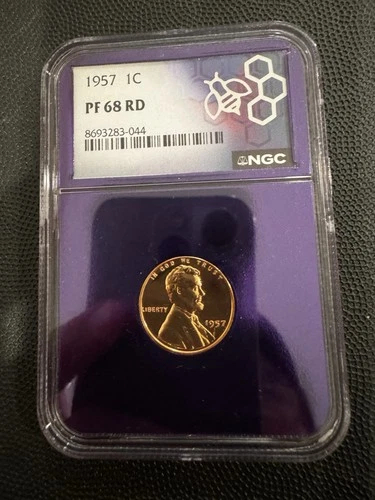 1957-P Lincoln Wheat Cent — photo from another recent sale