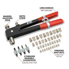 Performance Tool W2006 SAE Rivet Tool Nut Kit...