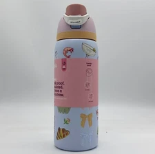 Owala x Urban Outfitters 32oz FreeSip Picnic Prep Macaroon Blue Water Bottle