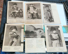 6 ANTIQUE BEAUTIFUL COMMEMORATIVE NEW POSTCARDS OF NAPOLEON