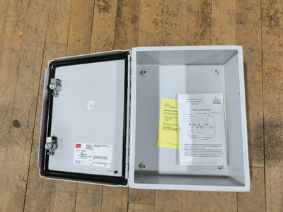 Hoffman A1008CHFL Quarter Turn Junction Box Enclosure Type 4, 12 10'' x 8'' x 4''