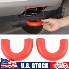 Red Rubber Front Trailer Hook Ring Protection Cover For Ford Ranger 2023-2025