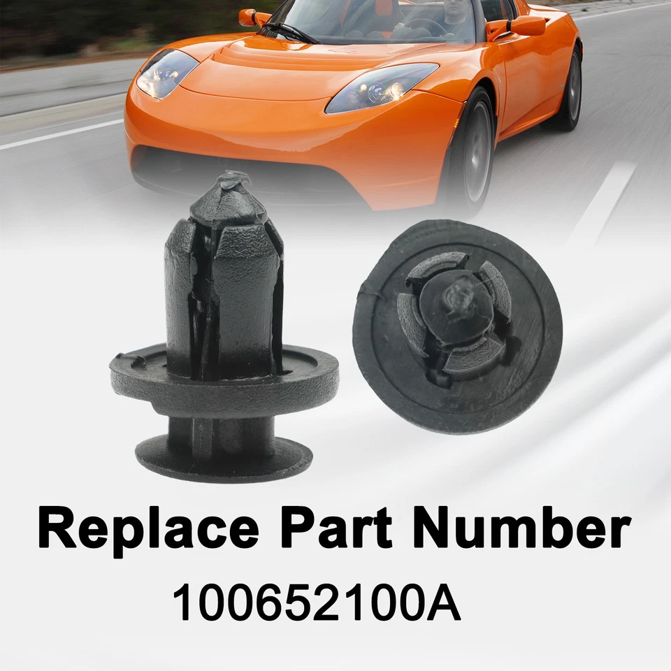 Juego de 10 sujetadores tipo empuje sujetadores clip para 08-11 Tesla Roadster 100652100A Foto 3 de 4