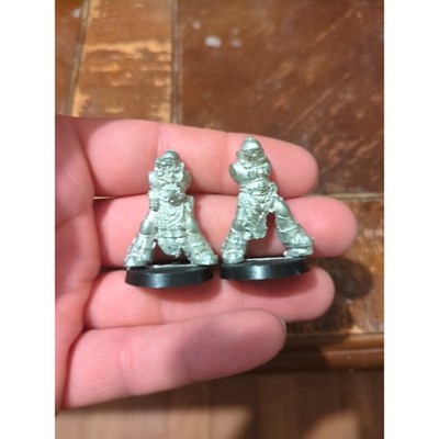 WARHAMMER 40K 2 X SPACE MARINE MK 7 DEVASTATOR 2 1995 OOP