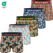 5er Pack Boxershorts Herren Baumwolle elastisch atmungsaktiv Unterhosen 7126