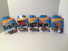 5 Hot Wheels Treasure Hunts 2021 New In Packages.