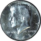 1968 D KENNEDY HALF DOLLAR - 40% SILVER - HIGHER GRADE - H$K 449