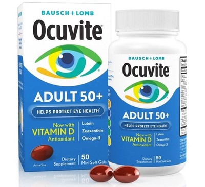 Eye Vitamin & Mineral Supplement Contains Zinc Vitamins C E Omega 3 Lutein 05/27