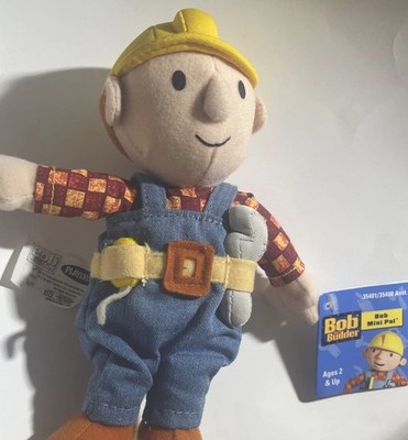 New Bob The Builder Plush Vintage 2001 Fresh From Case - Main Image