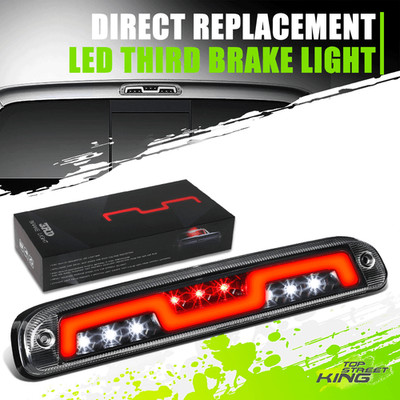 Nuvision Clear{Sequential Chase LED}3rd Brake Light for Ford SuperDuty 93-16