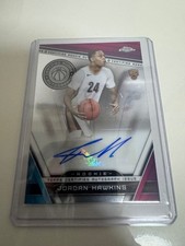 JORDAN HAWKINS rookie autograph card nba topps