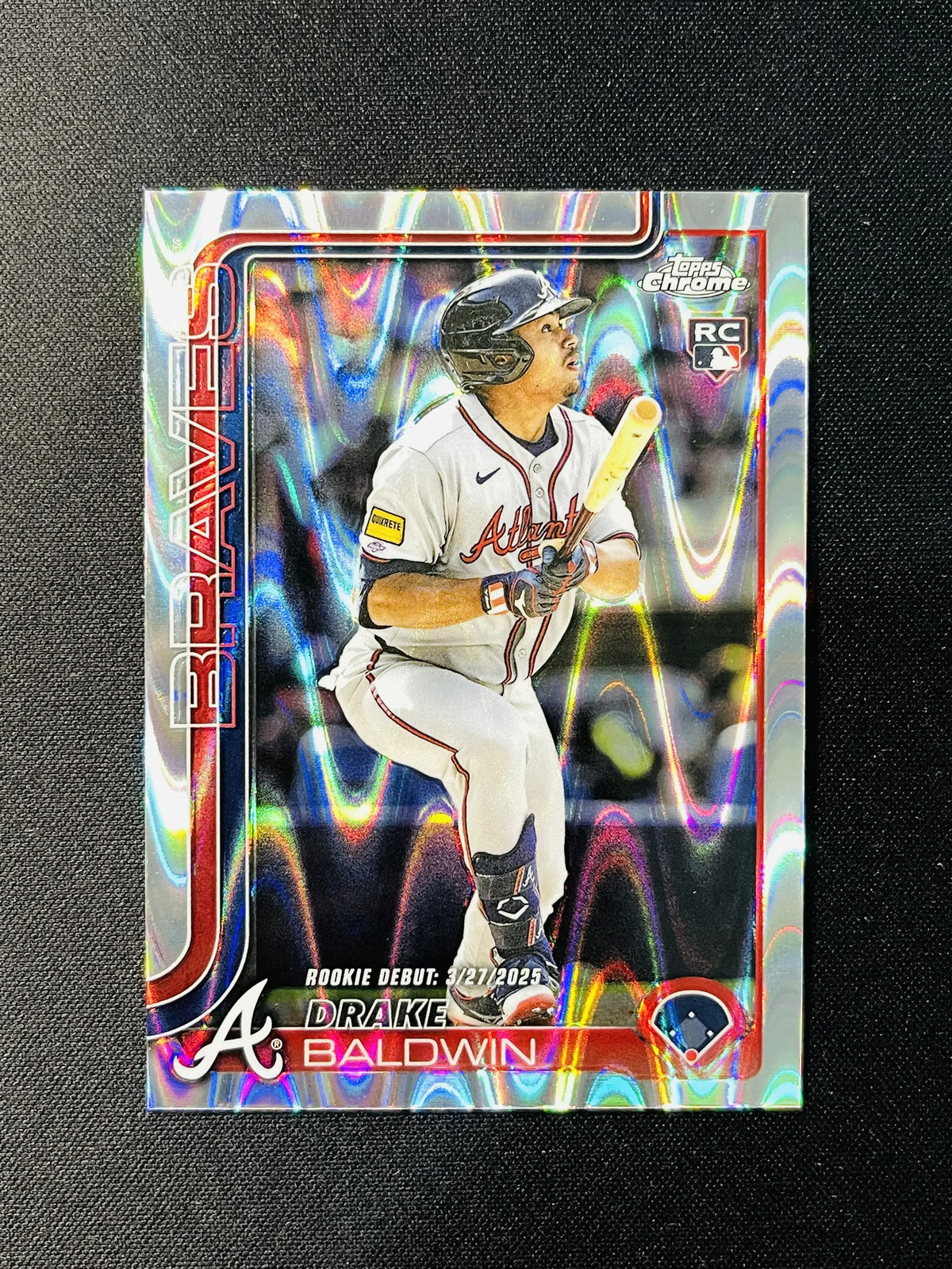 2025 Topps Chrome Update Drake Baldwin #USC88 Raywave Refractor RC Braves -AO94