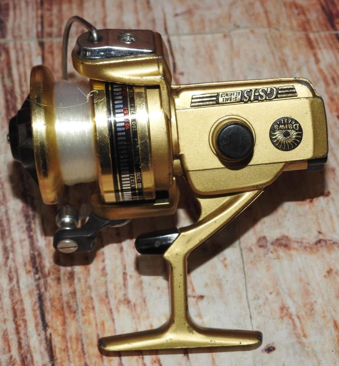 Vintage Made in Japan Daiwa Gold GS-15 Gold Series 3 Ball Be