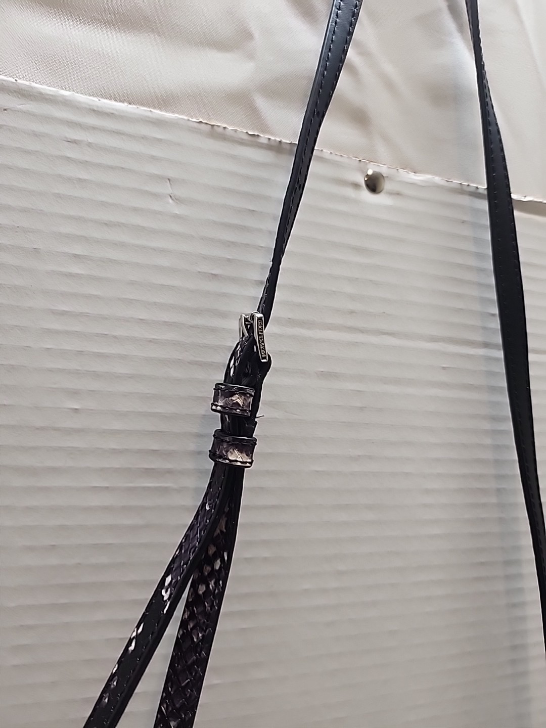 Michael Kors Python Embossed Leather Crossbody Ba… - image 5