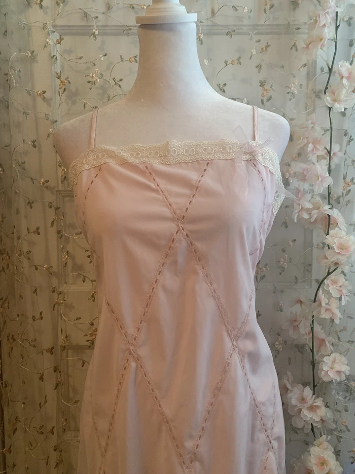 Vestido sin Mangas Vintage Victoria’s Secret Rosa Coqueta Talla L Foto 2 de 4