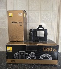 Nikon D40 DSLR Camera Kit w/Zoom 18-55  55-200mm Lenses UNTESTED
