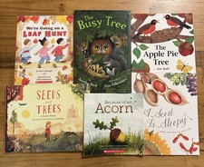 Fall Autumn Tree Picture Books The Peaceful Press Tree Guide Lot Of 5