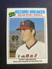 1977 Topps Baseball Nolan Ryan California Angels Record Breaker Card #234 (a)