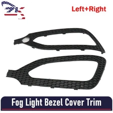 Front Fog Light Bezel Cover Trim Left + Right For 2013-16 Hyundai Santa Fe Sport