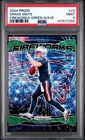 2024 PANINI PRIZM FIREWORKS GREEN WAVE #22 DRAKE MAYE ROOKIE RC PSA 9