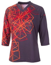 GHOST Radtrikot Women AM Jersey 3/4 titanium gray 2017 - S
