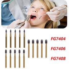 Dental Tungsten Carbide Burs Trimming  Finishing Egg Football FG 7404 7406 7408