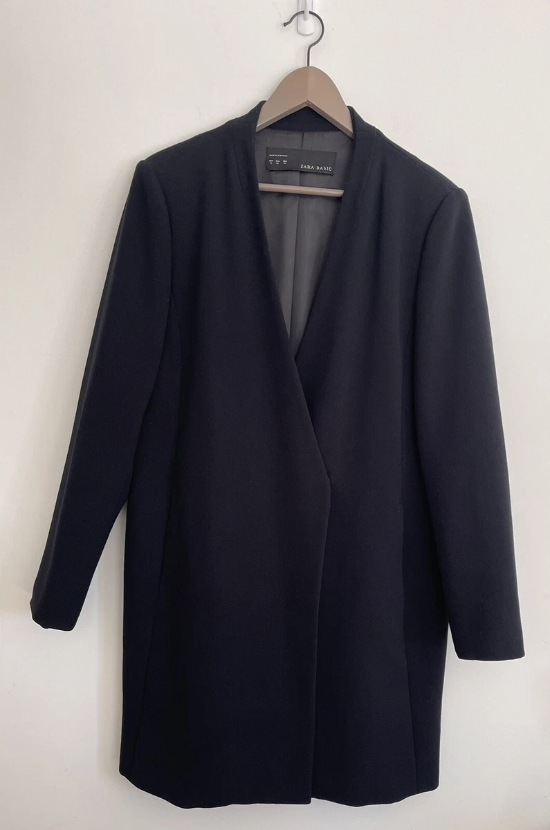 Zara navy top blue coat