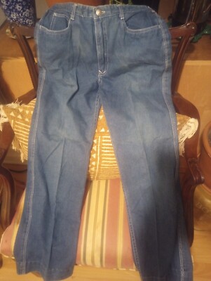 N'EST CE PAS?  Voulez-Vous?  Vintage 70s French Flared Wide Jeans Womens Size 28