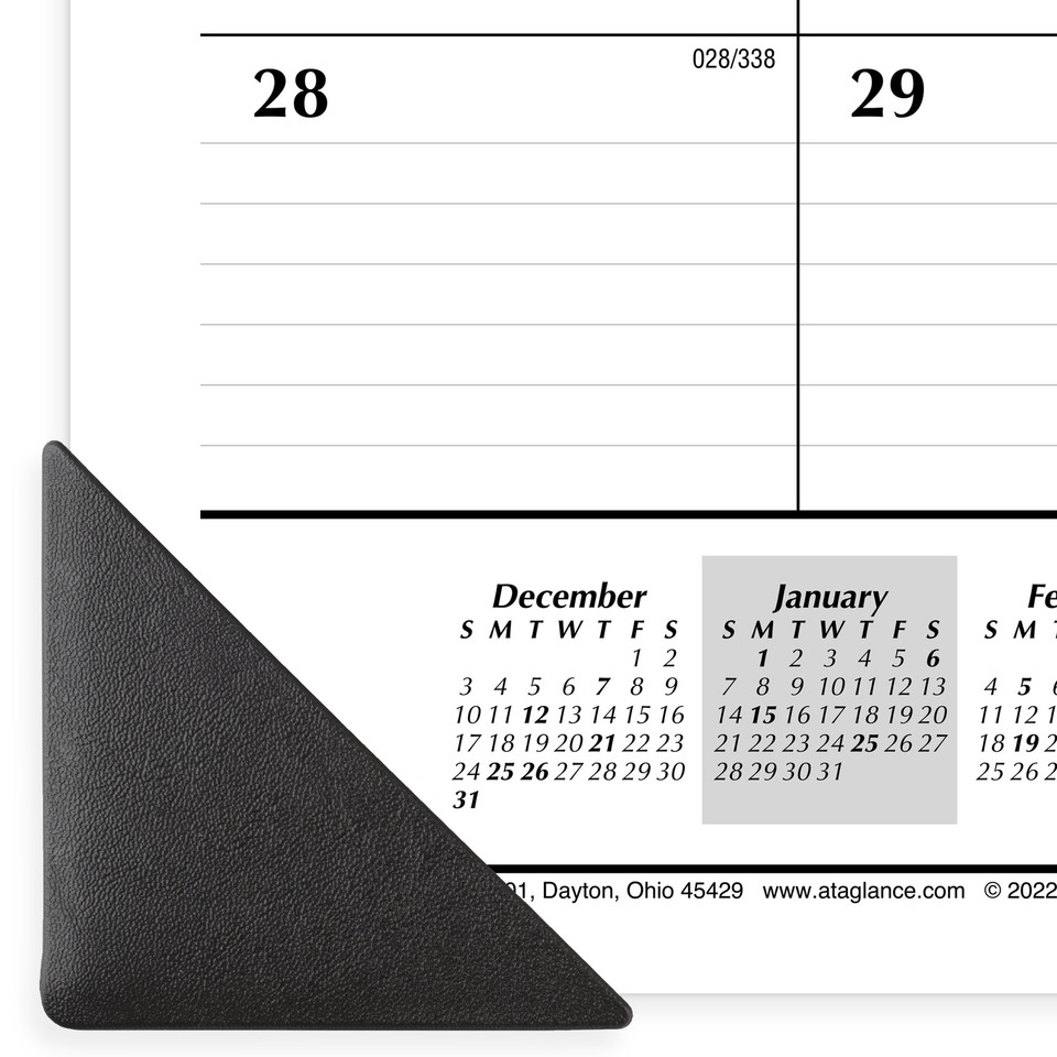 ATAGLANCE 2024 Monthly Desk Pad Calendar Standard 21 34 x 17 Desk