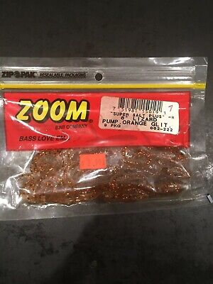 Zoom Super Salt Plus 6'' Lizard Pumpkin Orange Glitter
