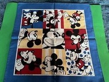 VTG.DISNEY MICKEY MOUSE BANDANA 23   X22    THE WALT DISNEY CO,MADE IN USA