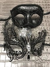 New Couple Lover Masquerade Mask Black Party Mask Men Women Mask