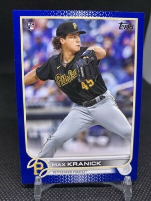 Max Kranick 2022 Topps Series 1   Blue Parallel #325 Rookie Pirates