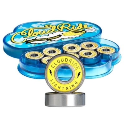CLOUD RIDE LIGHTNING KUGELLAGER Skateboarding Bearings Kugellager Chrome Steel