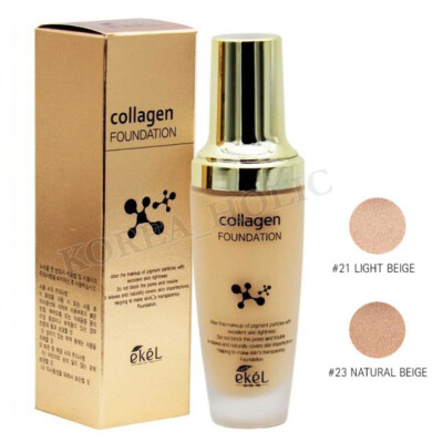 Bright Radiant Complexion Collagen Foundation 50ml Liquid Foundation K-Beauty