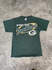 Green Bay Packers Vintage Logo 7 Brand T Shirt Size M