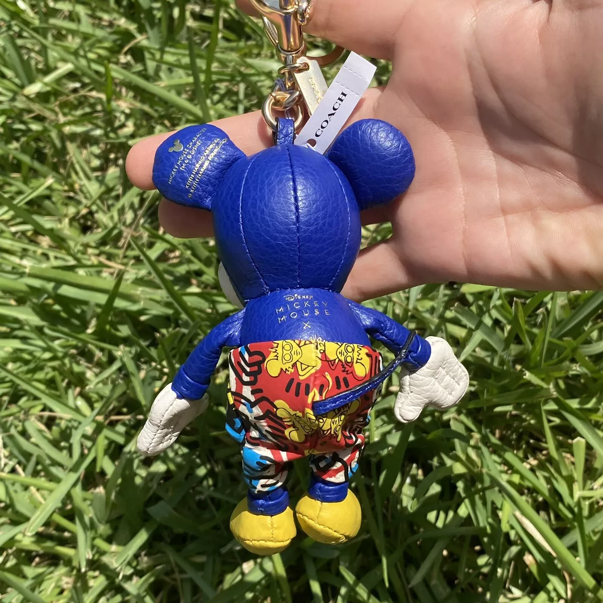 Coach Accessories | Coach Disney Mickey Mouse x Keith Haring Collectible Bag Charm Nwt | Color: Blue | Size: Os | Karenmo99's Closet