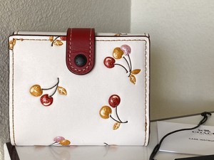 coach cherry wallet