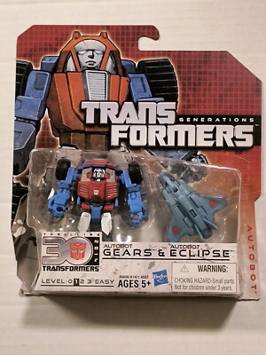 Transformers Generations 30 Thrilling Scout Class Gears & Eclipse 2014 New! MOSC