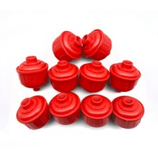 10pcs For Hvlp Paint Spray Gun Universal Red Disposable Inline Air Filters 10pcs For Hvlp Paint Spray Gun Universal Red Disposable Inline Air Filters