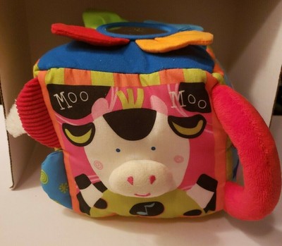 melissa & doug k's kids musical farmyard cube educational baby toy