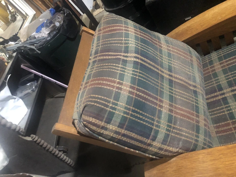 Vintage FLEX STEEL Mission Oak Reclining Chair 3 Positions, SteelCase FlexSteel  - Image 4 of 4