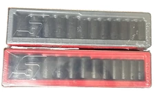 New Snap-on™ 24pc 1/2" Drive Metric & SAE 6-point SemiDeep Impact Socket Set